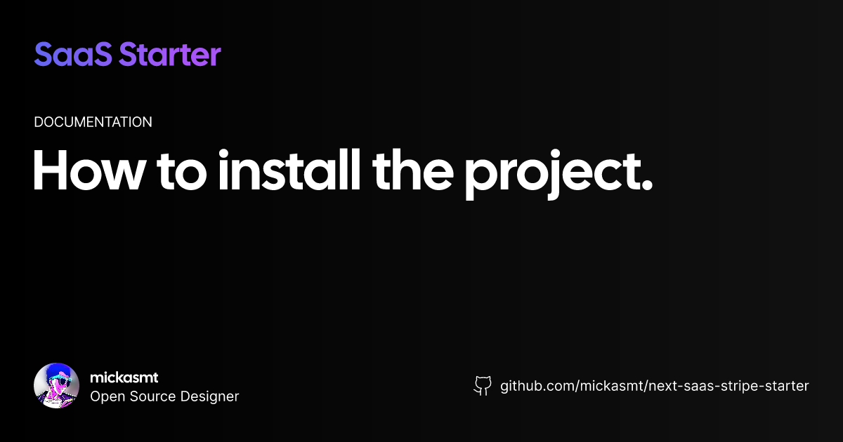 Installation